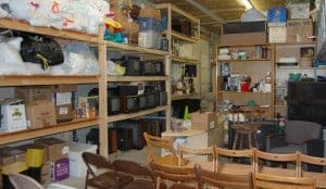 warehouse set-up for meeting