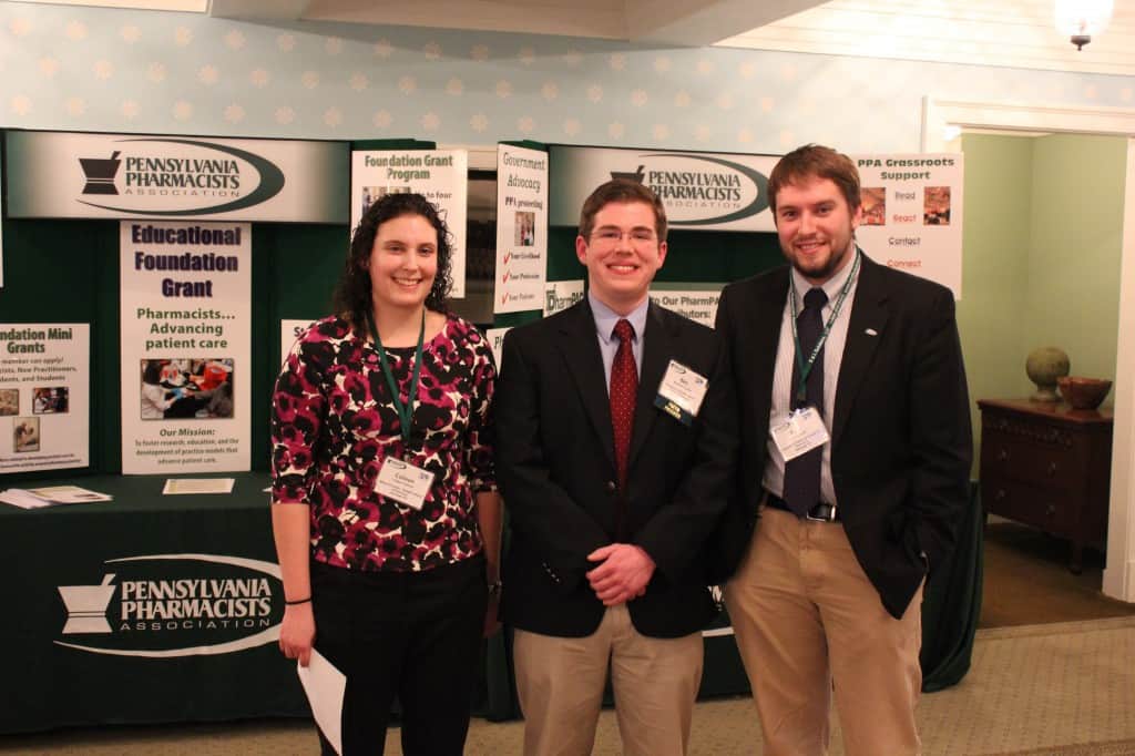 Pictured from left to right are: Colleen Herman, Benjamin Andrick and Kyle McGrath.
