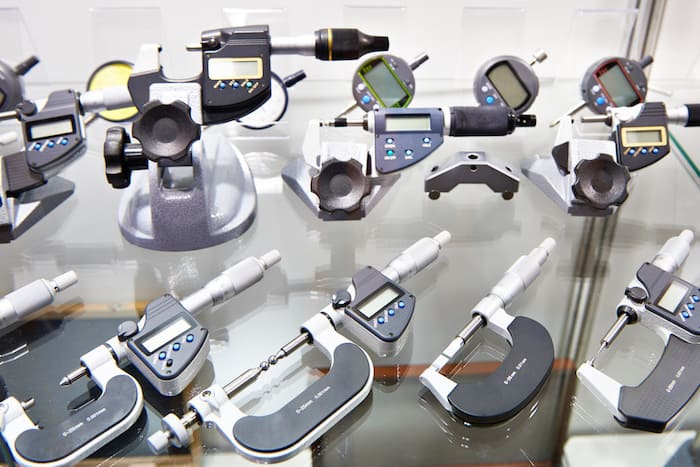 Digimatic and mechanical micrometers in store